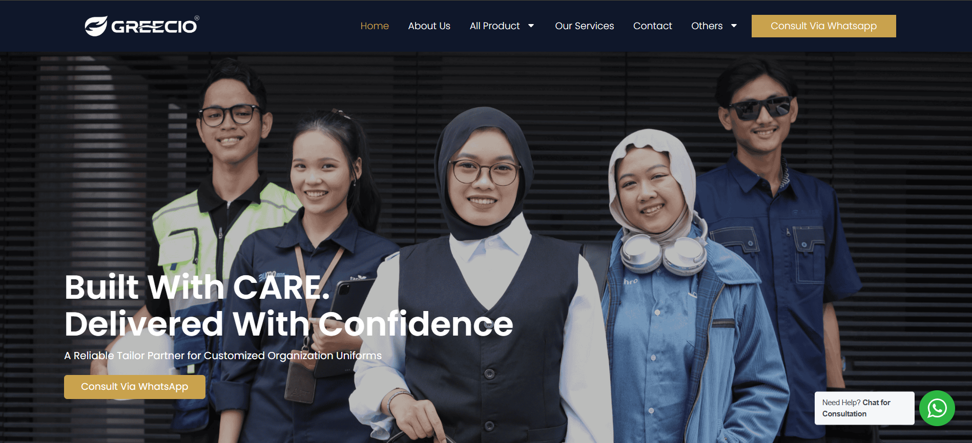 Preview website Greecio